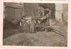 Urlaub in Deutschland, Zeltnerhof, Erntewagen Urlaub in Deutschland auf dem Zeltnerhof, historischer Heuwagen