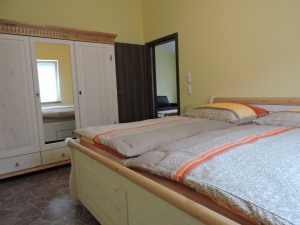 große FeWo, Zeltnerhof, Schlafzimmer Unsere große FeWo, Zeltnerhof, das Schlafzimmer